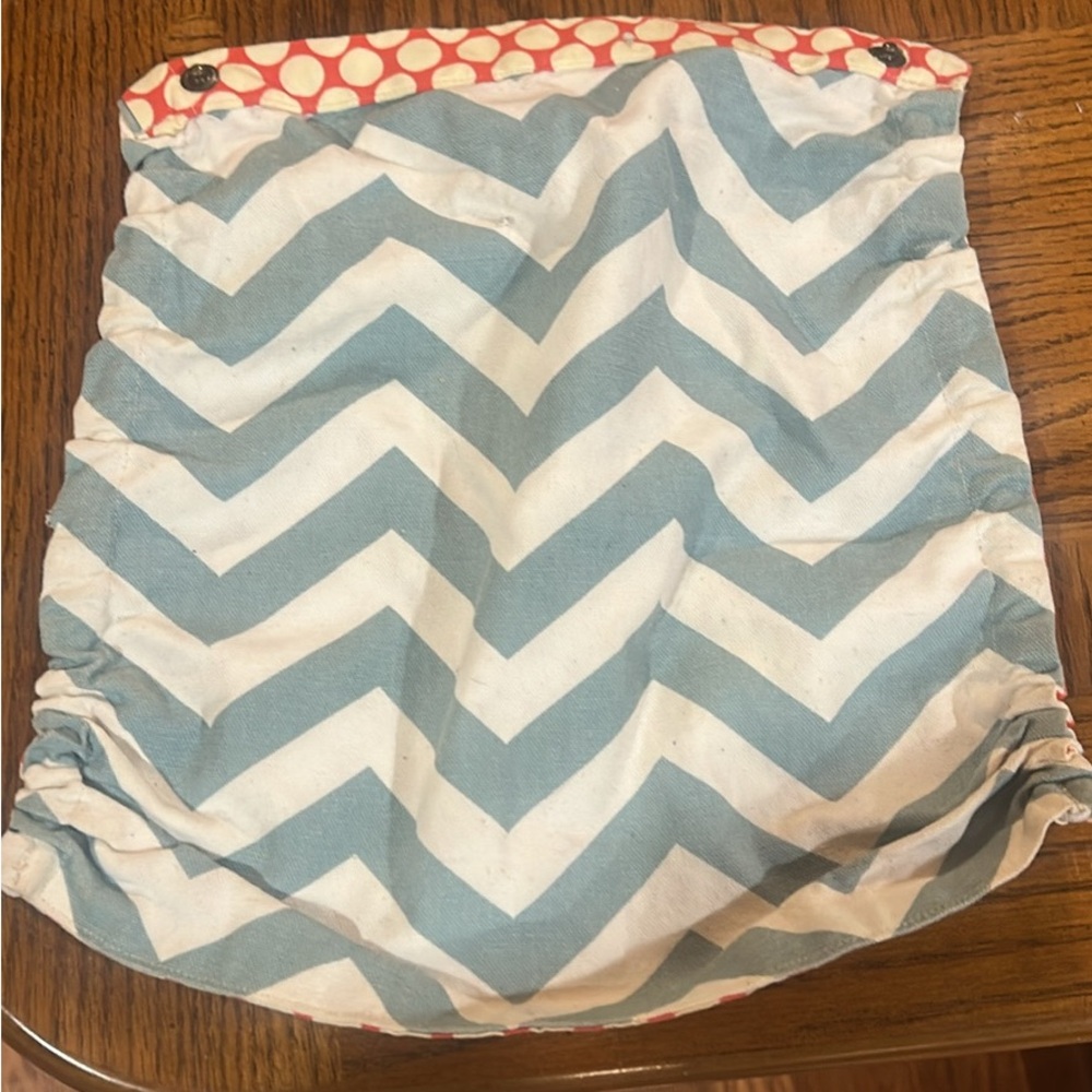 Tula Blue and White Chevron Kids Accessory